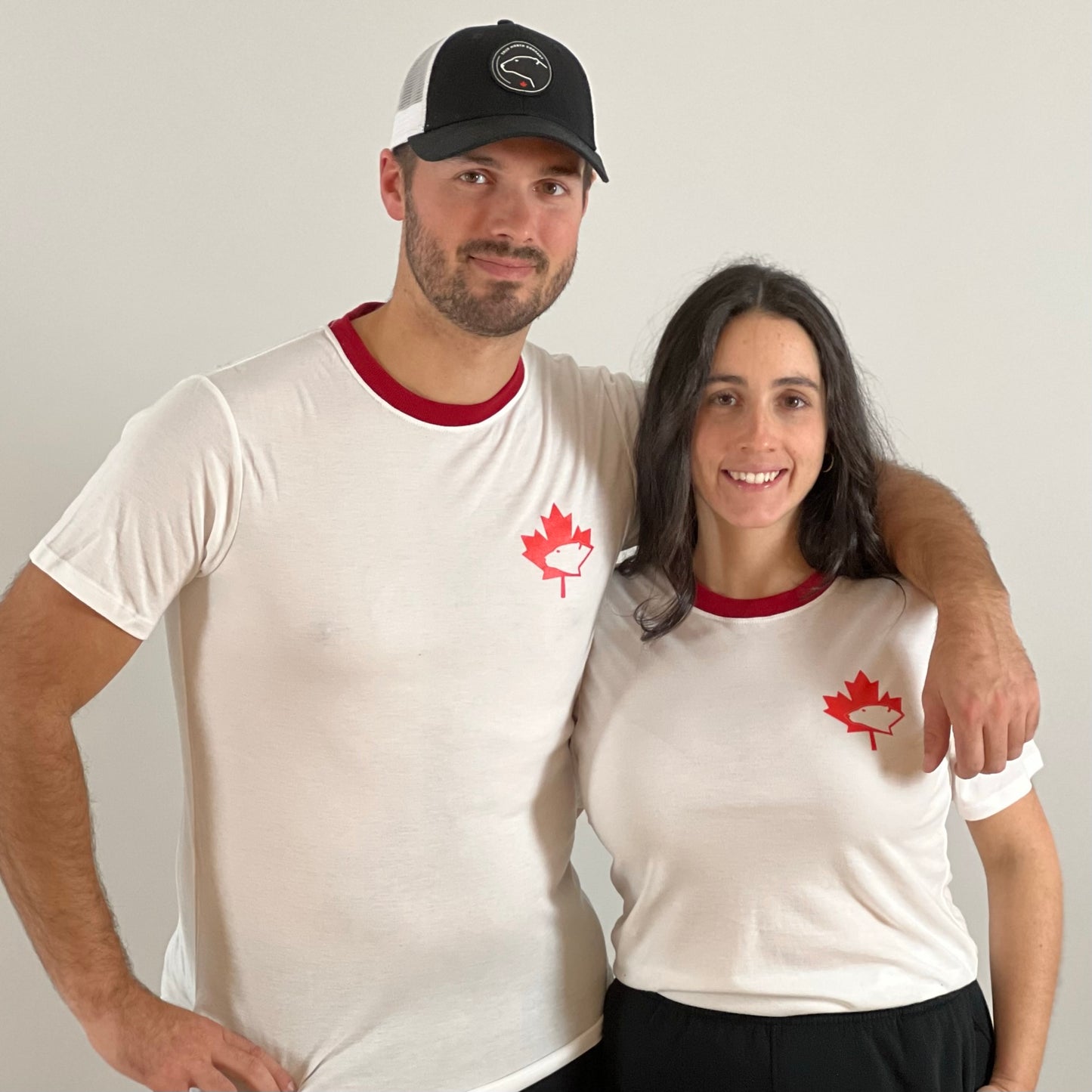 Maple Leaf Bear Short Sleeve T-Shirt